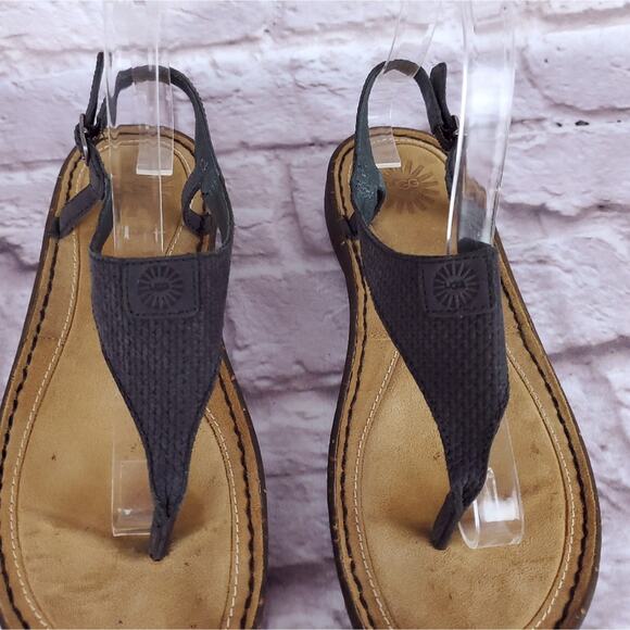 Ugg Sefina sandals women's size 8 leather - Picture 8 of 11